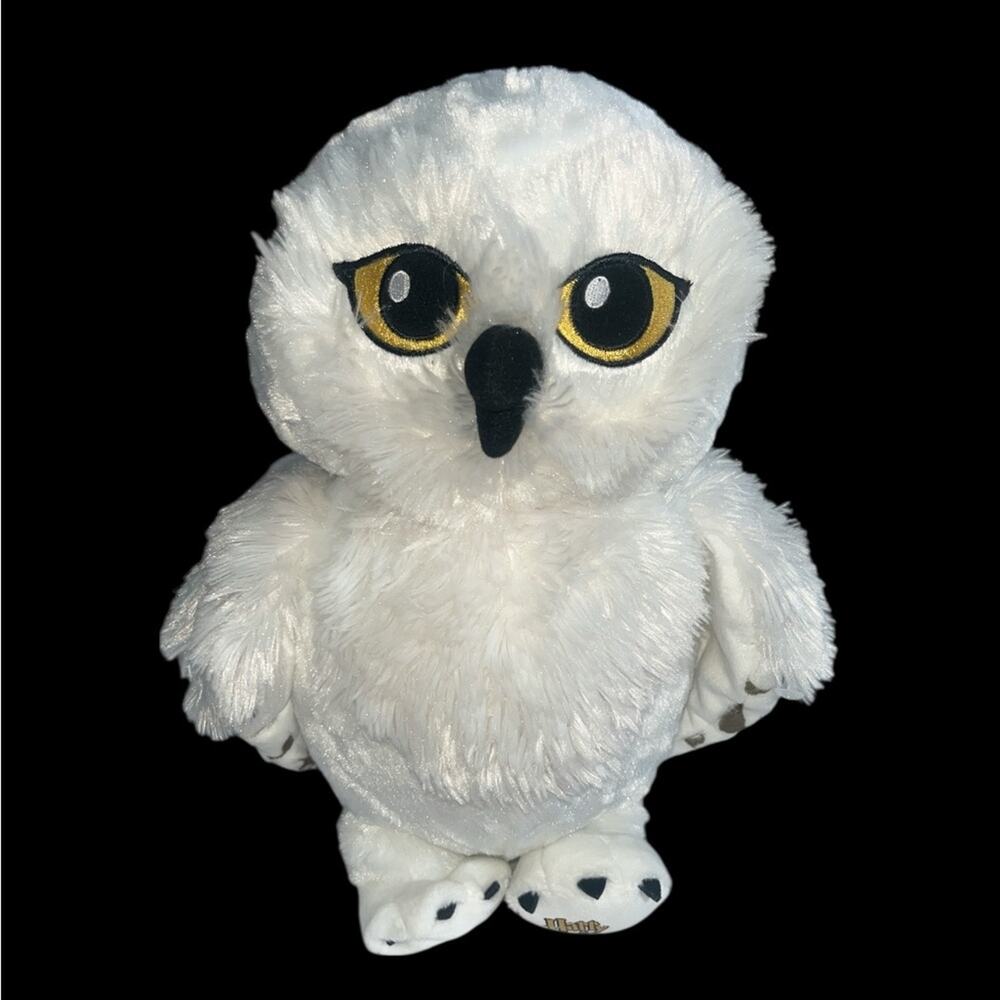 BUILD A BEAR HEDWIG Owl 13" Plush Stuffed Owl White Harry Potter Wizarding World